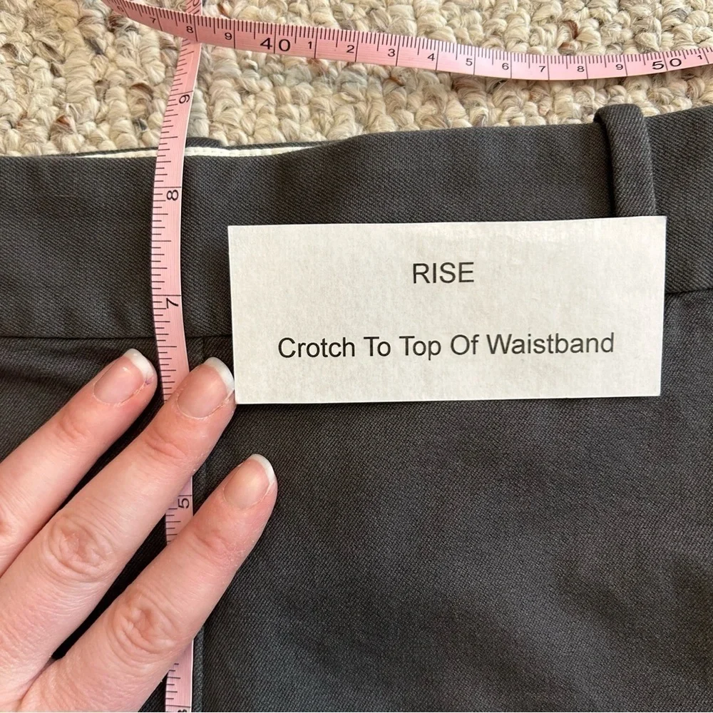 J Crew | Cotton Mercantile Trousers Dress Pants Dark Gray Women’s Size 6